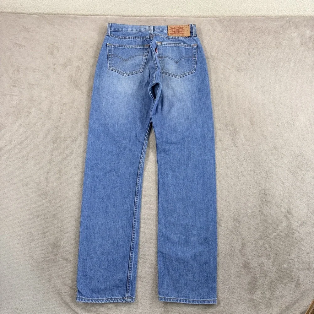 Vintage Levis 501 Jeans Men 30x33 (Tag 31x34) Blue Denim Button Fly Made Hungary